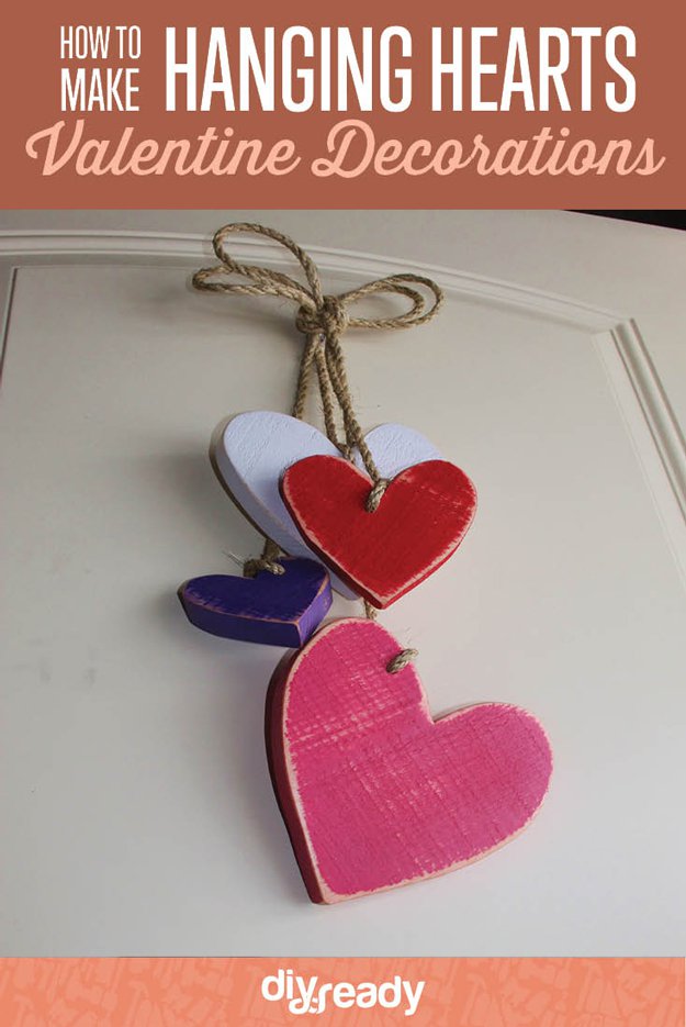 How to Make Hanging Hearts Valentine Crafts