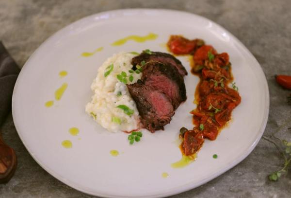 Wild Idea Buffalo Recipe of the Week – BUFFALO STEAK WITH BLISTERED TOMATO SAUCE
