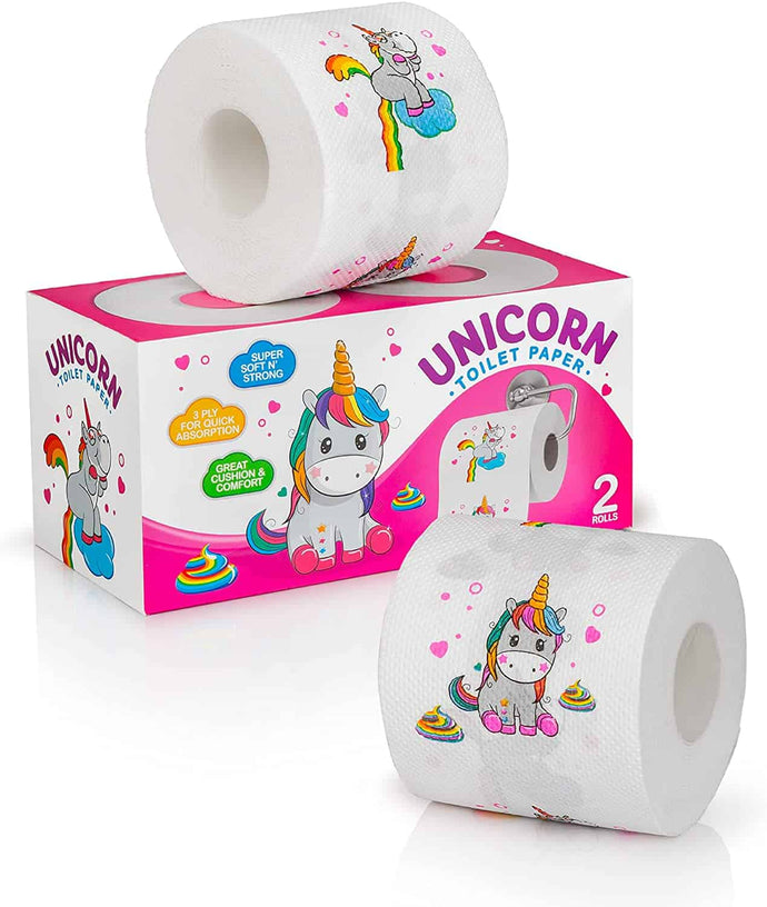 This Unicorn Toilet Paper Makes Potty Training Magical