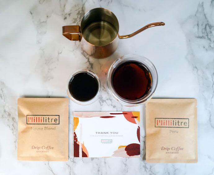 Millilitre: Delicious drip bag coffee to take anywhere, make in three minutes