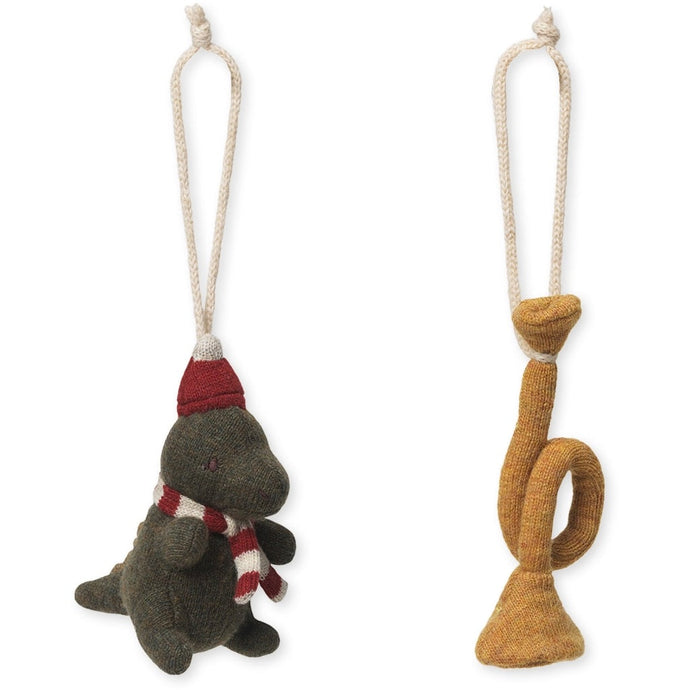 Konges Slojd 2-Pack Baby Activity Toys - Dino