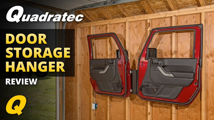 Quadratec Door Storage Hanger Review for Jeep Wrangler JL, JK, TJ, YJ & CJ by Quadratec (6 years ago)