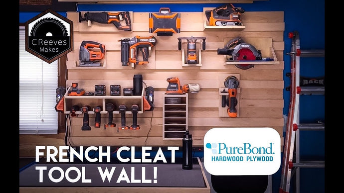 CReeves Makes The French Cleat Tool Wall Organizer ep020 by CReeves Makes (2 years ago)