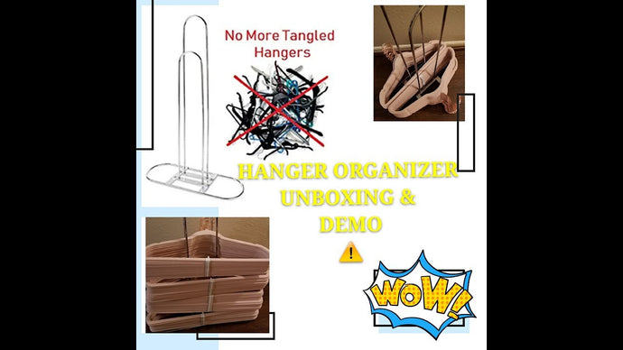 The Hanger Hanger! Hanger Organizer! In the video I have 60 hangers displayed on the organizer
