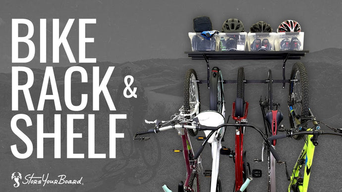 5 Bike Storage Rack Shelf | Wall Mounted Organizer | StoreYourBoard by StoreYourBoard.com (1 year ago)