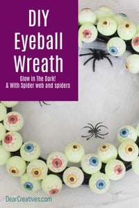 Are you ready to make a spooky wreath? We are sharing our DIY Eyeball Wreath with easy to follow instructions for how to make an Eyeball Wreath for Halloween