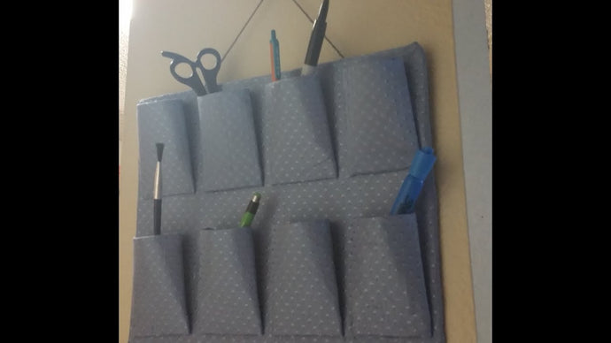DIY Hanging Organizer Using Toilet Paper Rolls by Instructional Tube (3 years ago)