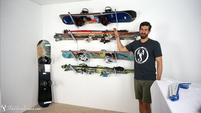 Ski & Snowboard Storage Rack | Home Rack | StoreYourBoard by StoreYourBoard.com (4 years ago)