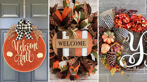 Oh no, another collection of handmade fall wreath designs? Hey, we all love fall and seriously, the color palette that fall brings to the table is just so irresistible