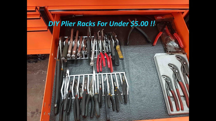 BEST Plier Organizer Storage Rack EVER Cheap DIY 5 Minute Tool Storage Hacks by CJS Customs Decals And Designs (2 years ago)