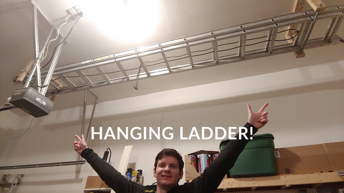 How to Make Ladder Storage Ceiling Hangers by Project Billd (1 year ago)