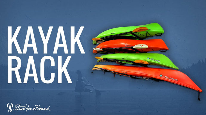 Adjustable Kayak Storage Rack | Holds up to 4 Kayaks | StoreYourBoard by StoreYourBoard.com (1 year ago)