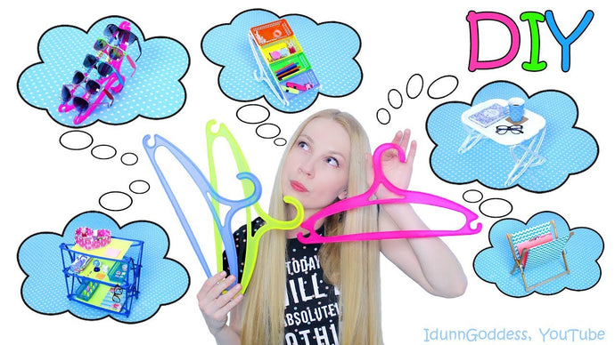In this video I show how to turn your old hangers into: DIY Bed Tray, DIY Stationery Organizer, DIY Desk Shelf, DIY Sunglasses Holder and DIY Magazine holder ...
