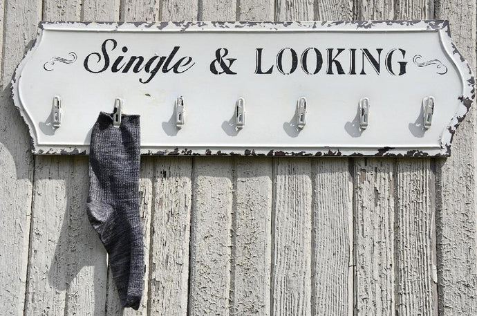 Single and Looking Vintage Metal Wall Hook 29-in