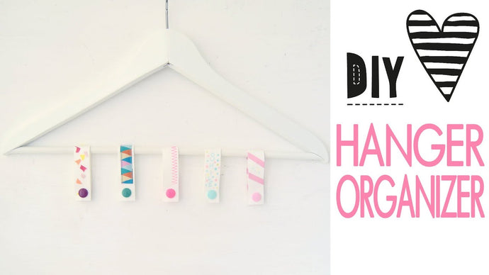 In this quick and easy tutorial I show you how to make a hanger organizer for your wardrobe