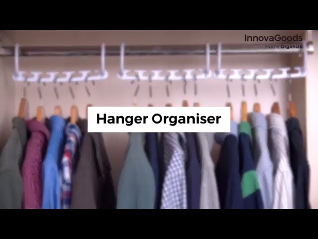 The InnovaGoods Home Organize clothes organizer for 40 items (24 pieces) is a clothes rack that saves space inside your wardrobe and allows to organize your ...