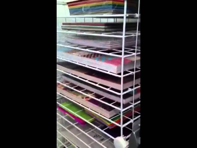 DIY Paper Rack Organizer/Storage by quitecuteideas (9 years ago)