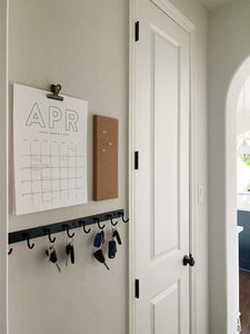 I shared this small home command center makeover on my Instagram Stories, but thought I would share it here as well