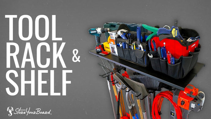Tool Storage Rack Shelf | Wall Mounted Home & Garage Storage | StoreYourBoard by StoreYourBoard.com (1 year ago)