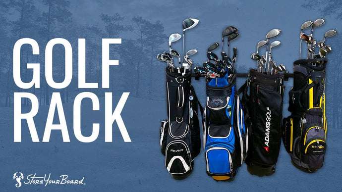 Golf Bag Storage Rack | Wall Mounted Home & Garage Organizer | StoreYourBoard by StoreYourBoard.com (1 year ago)