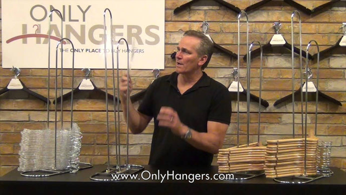 Hanger Stackers from Only Hangers® are the must have hanger accessory for storing and organizing loose hangers