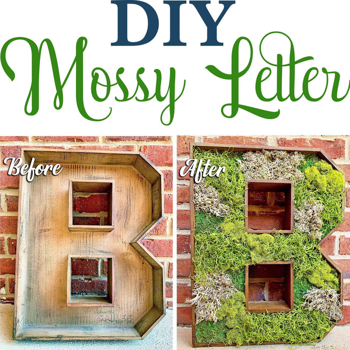 Learn how to turn a plain store-bought letter into a moss-covered beauty! It only takes a few supplies and a couple hours and would be the perfect addition to any home!   DIY Wooden Mossy Letter Home Decor Last year, I shared an Easter project where...