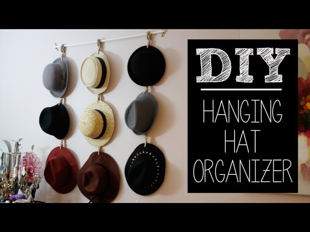 Ello loves, here's an easy DIY to organize and display your hats! Click the "Thumbs Up" button if you enjoyed this tutorial and for more DIY videos! Previous ...