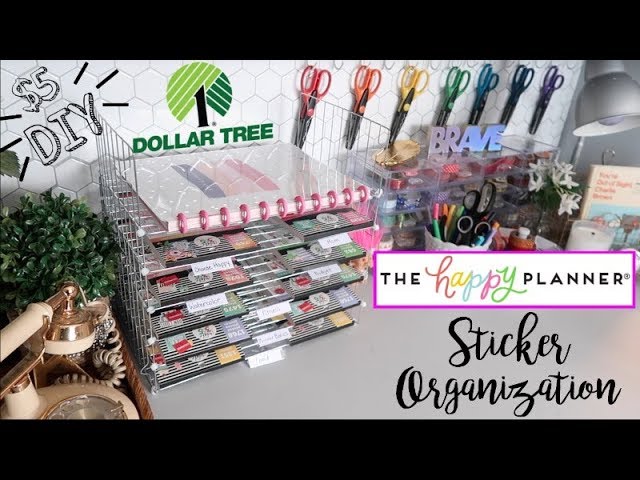 DOLLAR TREE DIY | COOLING RACK ORGANIZER | HAPPY PLANNER ORGANIZATION!!! by Thrifted Living (2 years ago)