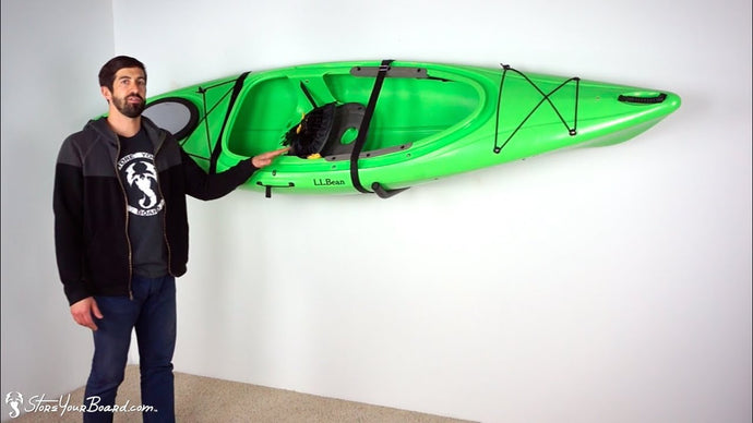 Secure Kayak Wall Rack | StoreYourBoard by StoreYourBoard.com (4 years ago)