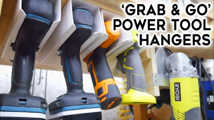 Hanging Power Tool Storage - DIY Workshop Project || Quick Cuts by Brothers Make (2 years ago)