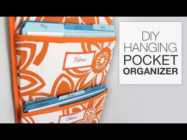 How to Make a Hanging Pocket Organizer by OnlineFabricStore (4 years ago)