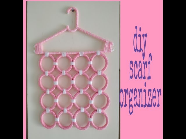 DIY easy Dupatta /Scarf Organizer at your home using NEWSPAPER || IRIS CRAFT CORNER 15