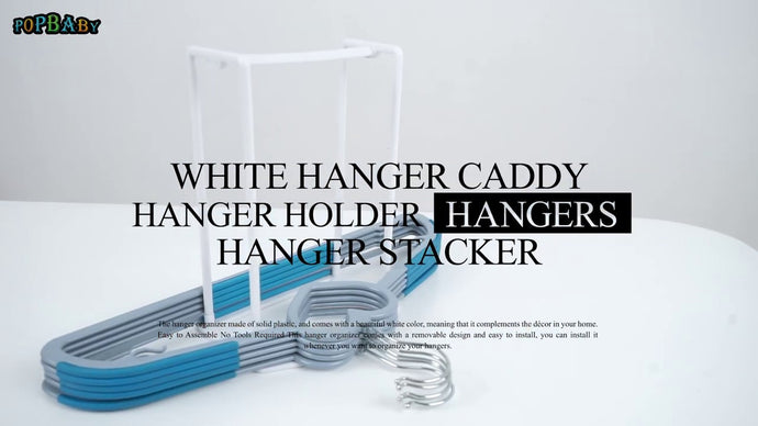 High Quality - The hanger organizer made of solid plastic, and comes with a beautiful white color, meaning that it complements the décor in your home.