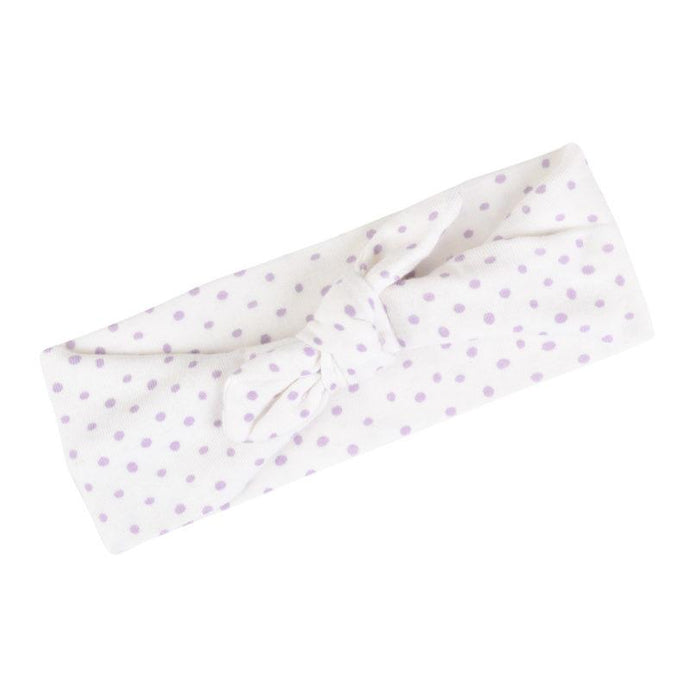 Lavender Dot Organic Headband