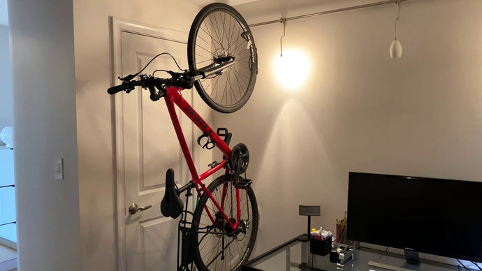 Wall Mount Bike Rack Review - Delta Cycle Leonardo Da Vinci Single Bike Storage Rack Hook Hanger by Brandon Geekabit (1 year ago)