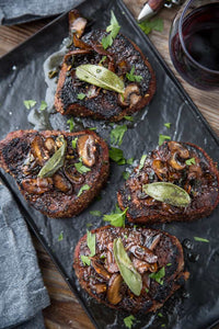 Grilled Filet Mignon with Mushroom Brown Butter Sauce is a fantastic steak recipe for a special occasion or holiday meal