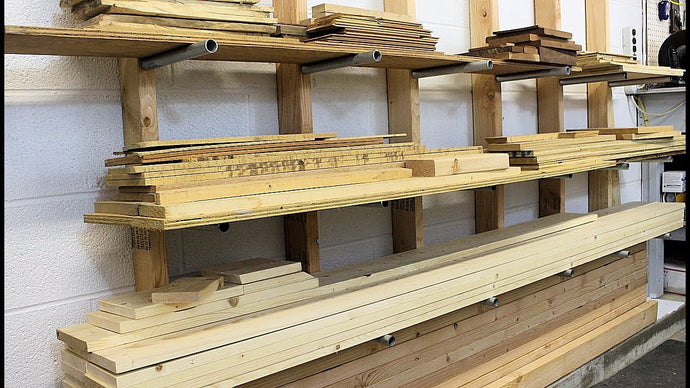 Wall Lumber Storage Rack by Specific Love Creations (2 years ago)