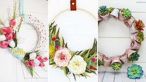 It is time to refresh your front door with a brand new DIY spring wreath that will attract everybody’s gaze