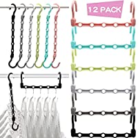 12-Pack MSHALADE Sturdy Closet Organizer Hanger only $8.40