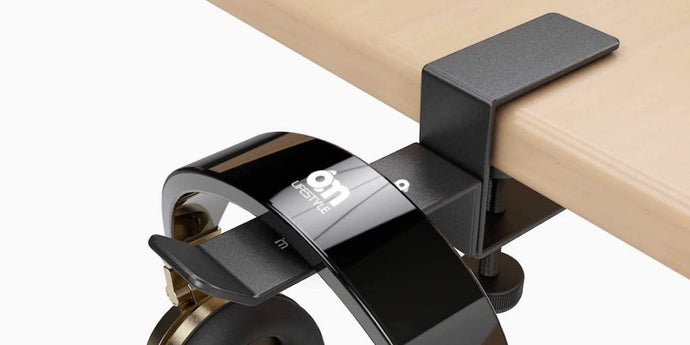 This desk-mounted headphone hanger with tool-free installation is now just $8.50 (50% off)