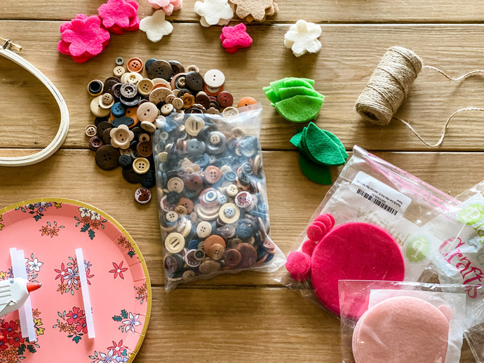 DIY Felt Flower Mobile