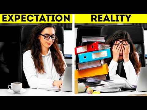 HACK YOUR WORK || 26 HELPFUL OFFICE HACKS