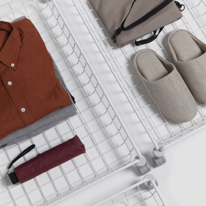 Muji and ÉCAL students design compact furniture built to tidy up daily life