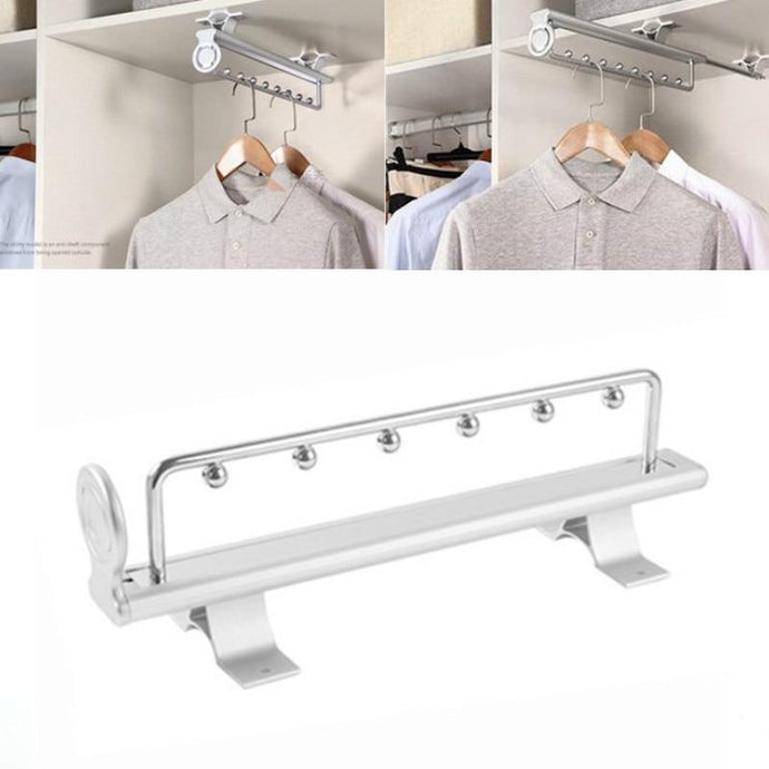 Retractable Closet Storage Organizer Hanger