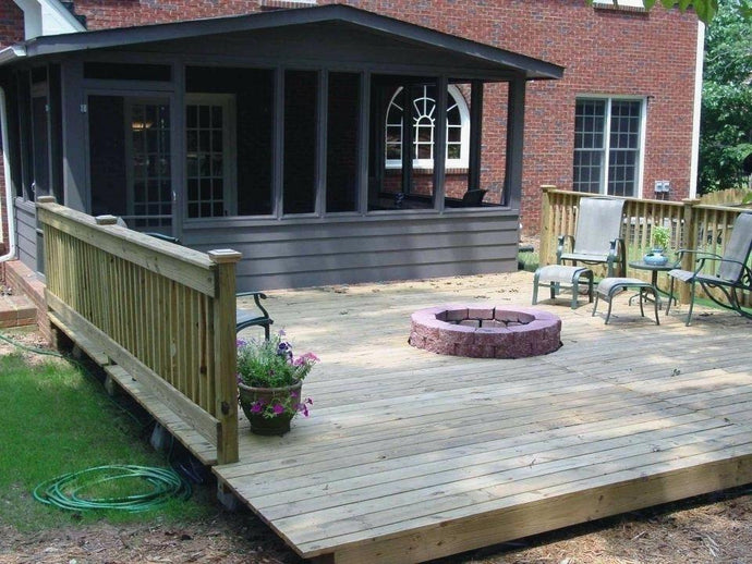 Neutral Fire Pit Mat