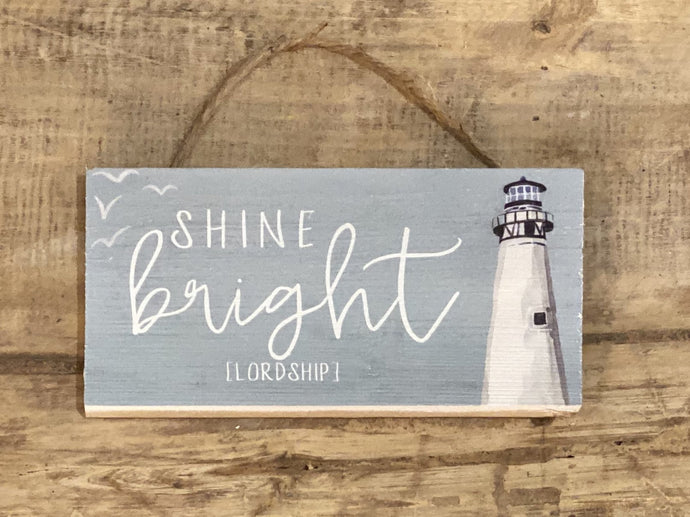 Shine Bright - Lordship - Mini Hanger 6-1/2-in