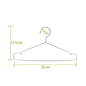 Jetdio 12.5" Children Stainless Steel Clothes Shirts Hanger with Notches, Children Hanger, Cute Small Strong Coats Hanger for Kids, 30Pack