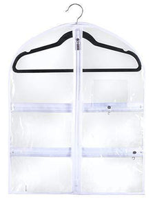 Results small clear dance garment bag 19 inch x 24 inch suit dress and costumes hanging travel storage for clothes shoes and accessories water resistant organizer