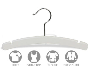 Kitchen the great american hanger company white rounded wooden baby hanger box of 50 10 inch wood top hangers w chrome swivel hook for infant clothes or onesie