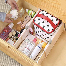 Selection zixijiaju 3pcs adjustable plastic drawer dividers organizer in home kitchen for clothes in bedroom bathroom storage organizers
